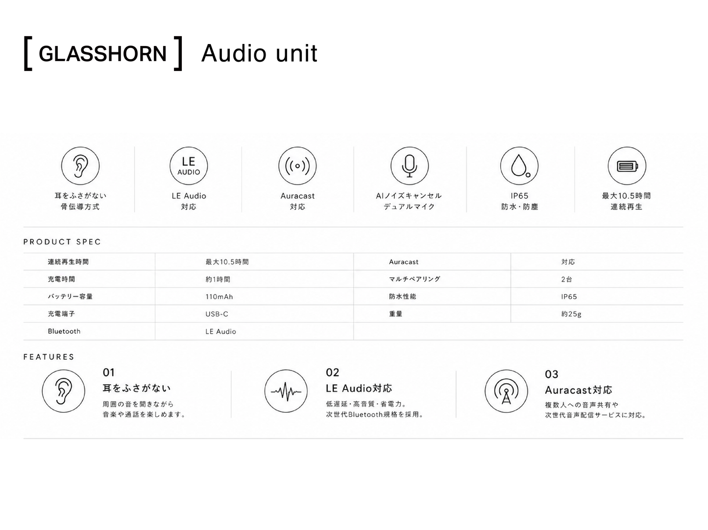 リカバリーアイウェア[GLASSHORN] Wellington（偏光/調光レンズ）